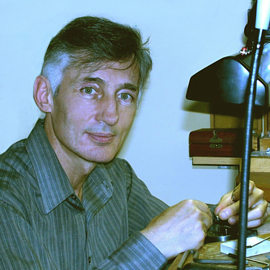 Alex Gulko in his Ann Arbor studio