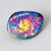 Black Opal doublet from Australia