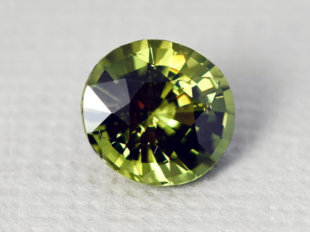 2.54ct Ceylon Green Sapphire from Sri Lanka