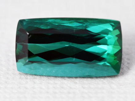 Cushion cut 8.16ct Green-blue Tourmaline from Brazil