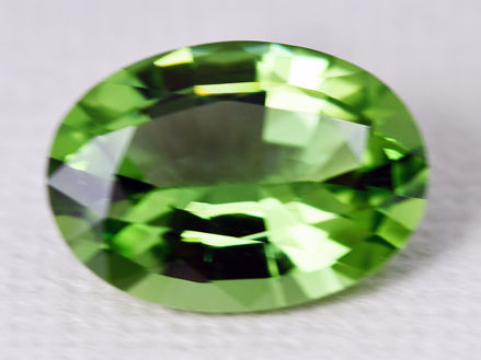 Oval 7ct Apple Green Tourmaline from Afghanistan