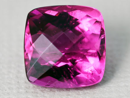 Cushion cut 5ct Rubellite Tourmaline from Nigeria