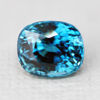 5.1ct cushion cut Blue Zircon from Cambodia.